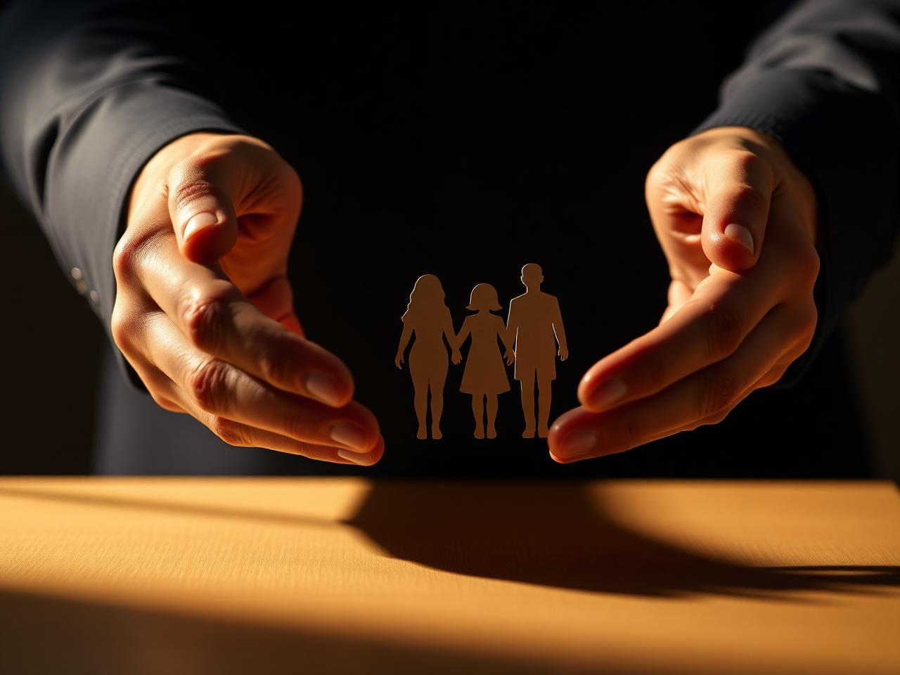 Símbolo de proteção e cuidado com a família